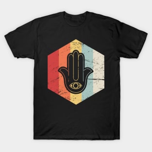 Retro 70s Hamsa Symbol T-Shirt